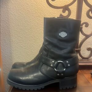 Harley-Davidson Women's Black Leather Boots